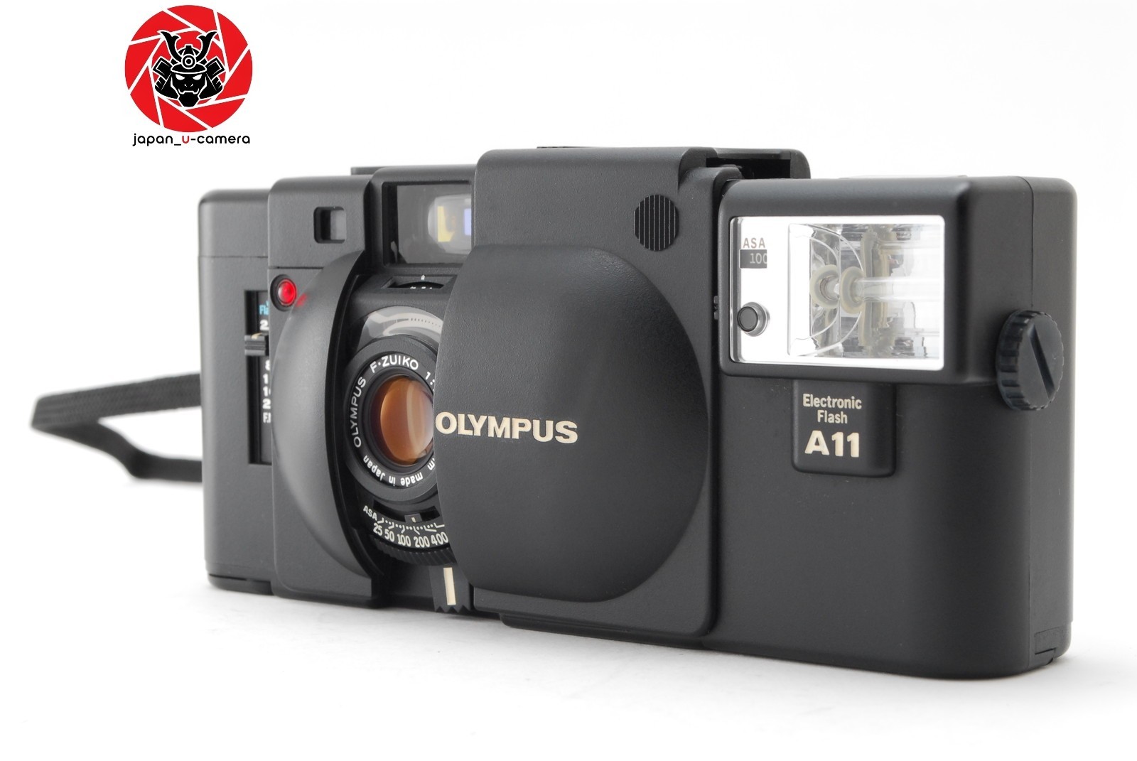 [Near MINT] Olympus XA 35mm Rangefinder Film Camera w/A11 Flash JAPAN