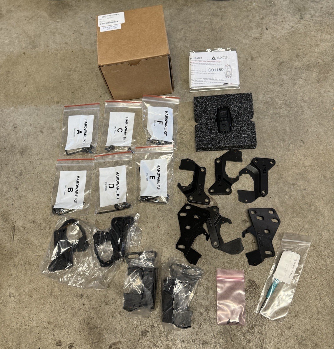 Axon Signal Sidearm Kit Model: 75015 Holster Camera Sensor