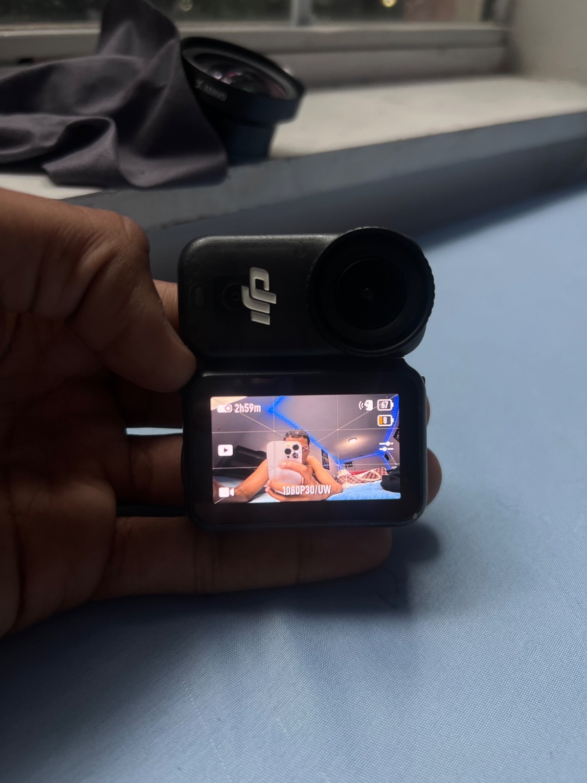 DJI Osmo Nano Standard Combo(64GB)-4K/60fps Vlog Camera,1/1.3″CMOS Digital Camer