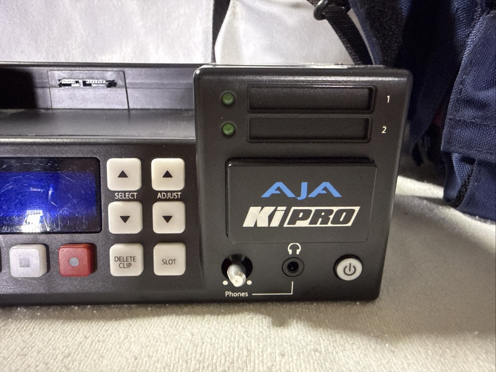 Aja Ki Pro HD/SD Video Recorder and Player with AC Power Adapter & Carrying Case