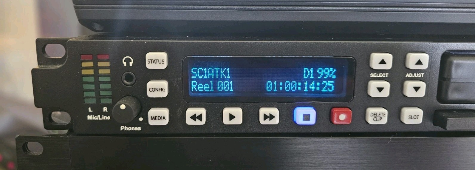 AJA Ki Pro Rack w/ KSTOR1TB-USB 1TB KiStor Drive – SDI Tested – Records & Plays