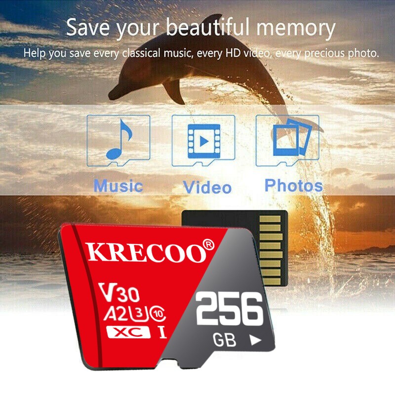 128GB 256GB 2TB Micro SD Card Memory Card TF Card with Free Adapter High Speed