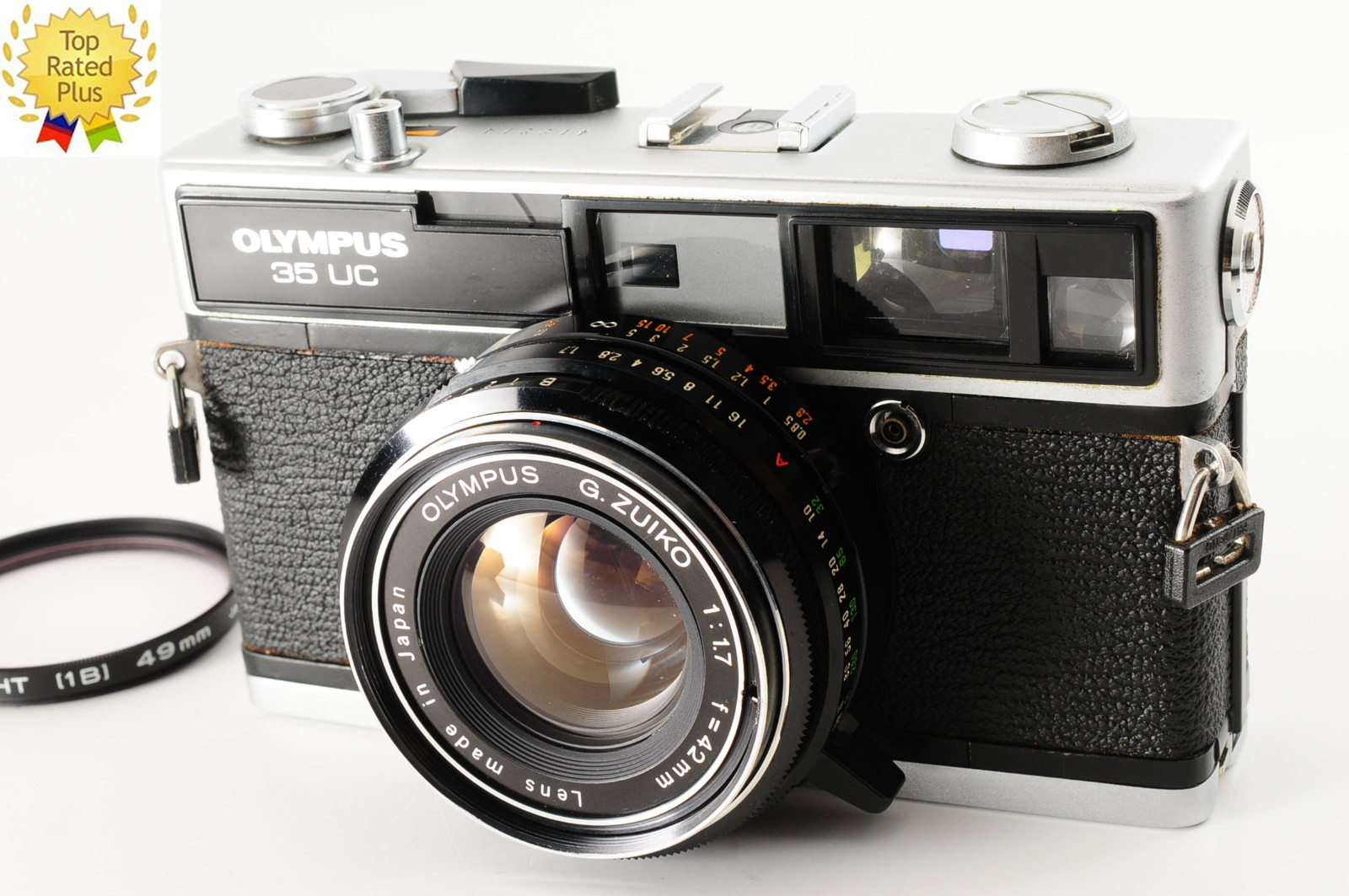 Olympus 35 UC Rangefinder 35mm Film Camera G.Zuiko 42mm【N.MINT+】JAPAN #566