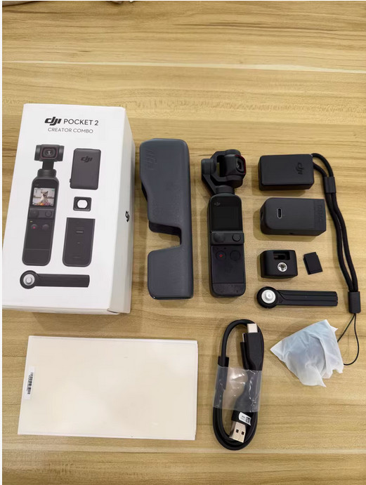 DJI Pocket 2 Creator Combo 3 Axis Gimbal 4K Cam Portable Stable Shooting Kit