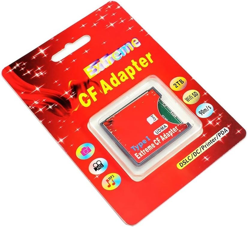 SDXC to CF Type I Adapter for Camera Cards