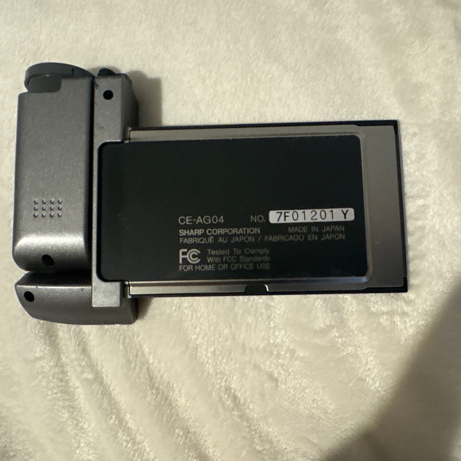 Sharp CE-AG04 Digital Camera Card Ultra Rare WORKING !! / SHARP HC-4500