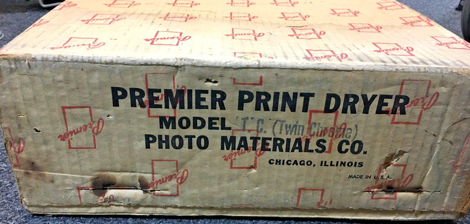 Premier 110 Electric Print Dryer Darkroom Equipment, 110V, 325 W, USA, UNTESTED
