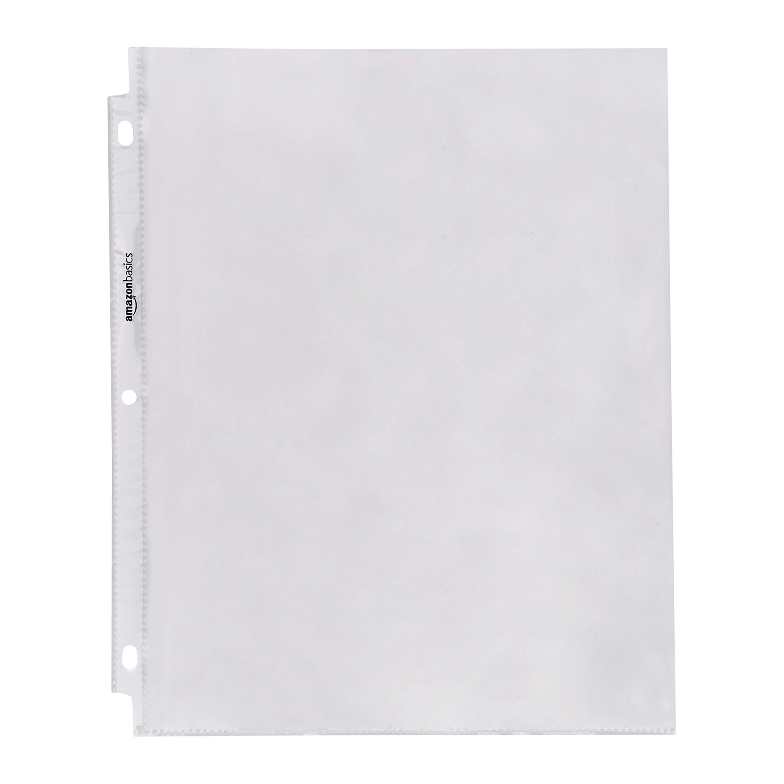Retailer Basics Sheet Protectors For 3 Ring Binder Heavyweight Polypropylene Top