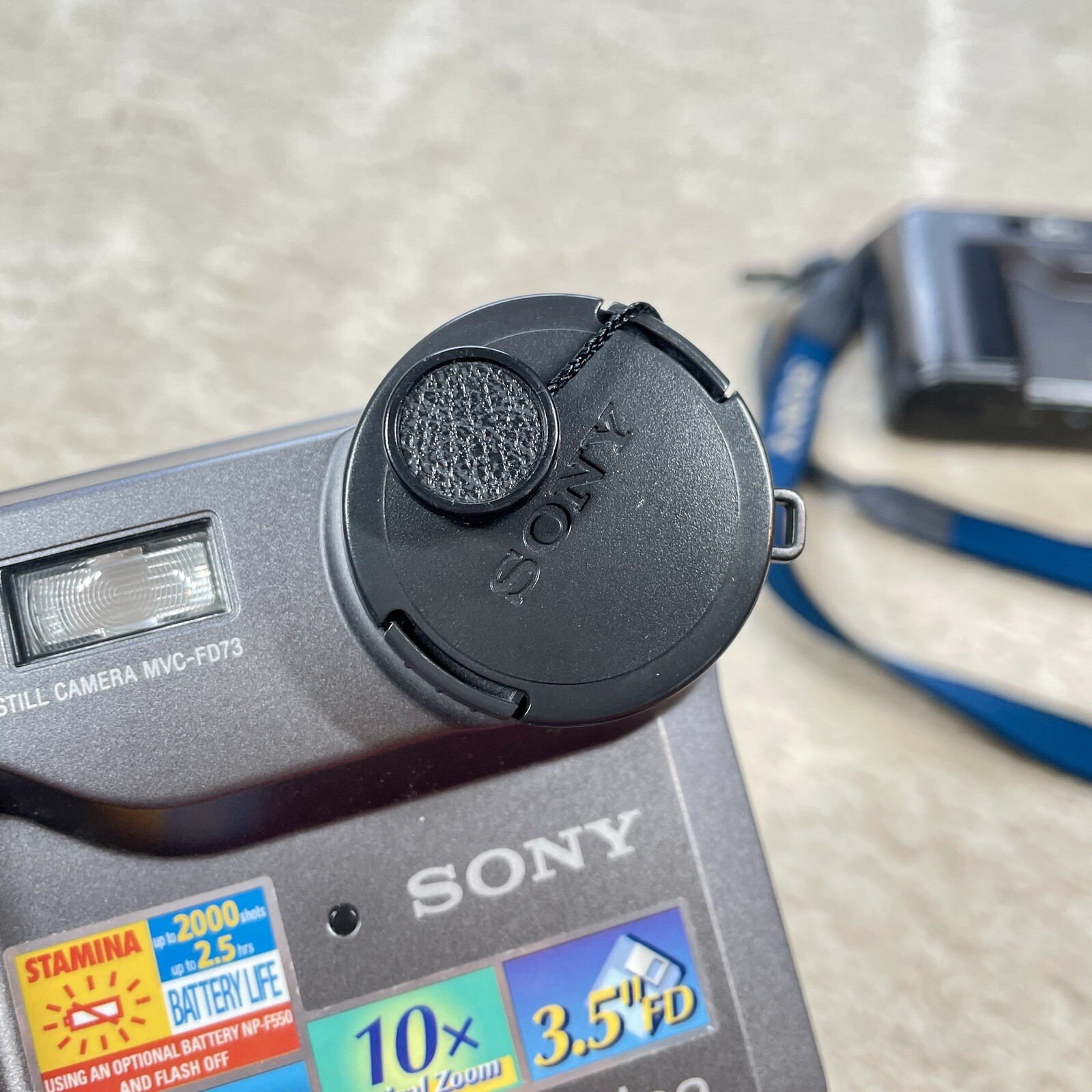 x2 Sony Digital Camera Mavica MVC-FD73 0.4MP 10X Optical Zoom Floppy Disk PARTS