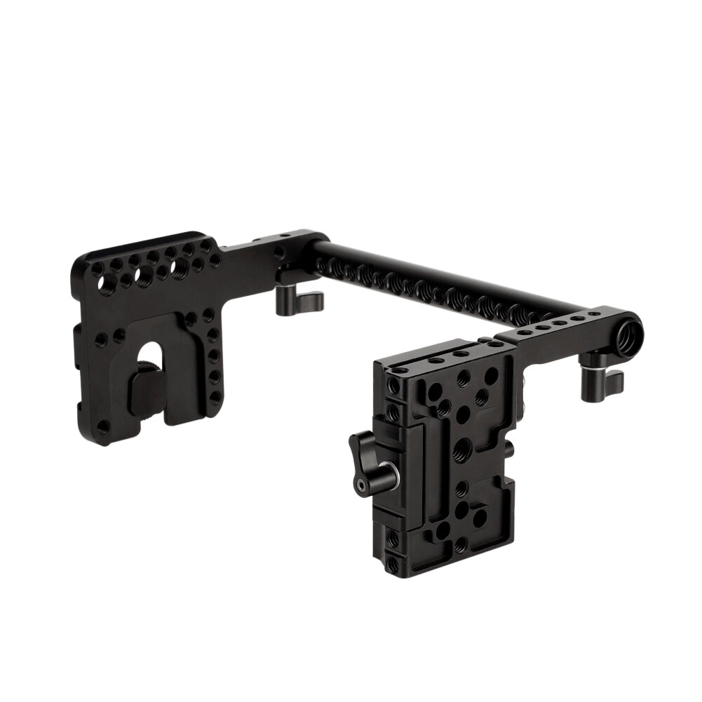 NICEYRIG DSLR Half Cage for Canon EOS-1DC 1DX Nikon D3X Fujifilm X-T2 Sony A7 A9