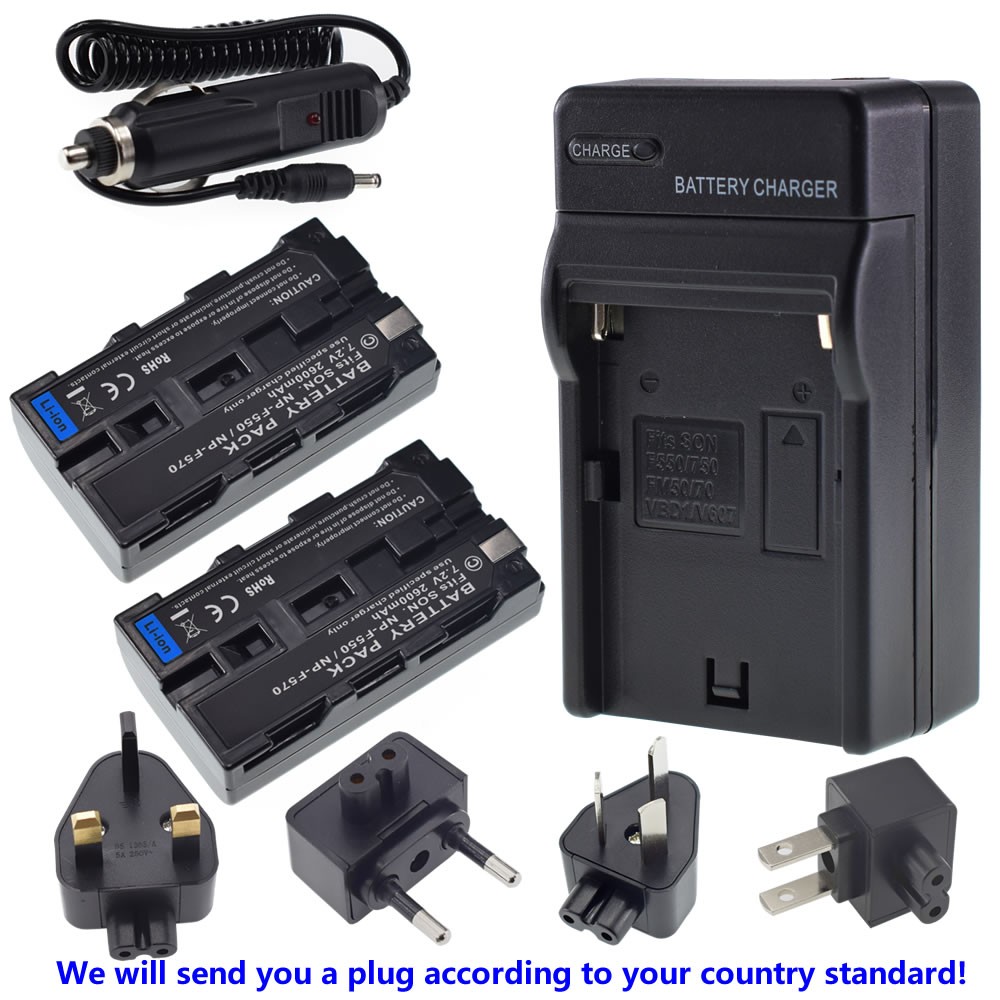 Battery or Charger for Sony NP-F550 MVC-FD71 MVC-FD83 MVC-FD90 MVC-FD100 FD200