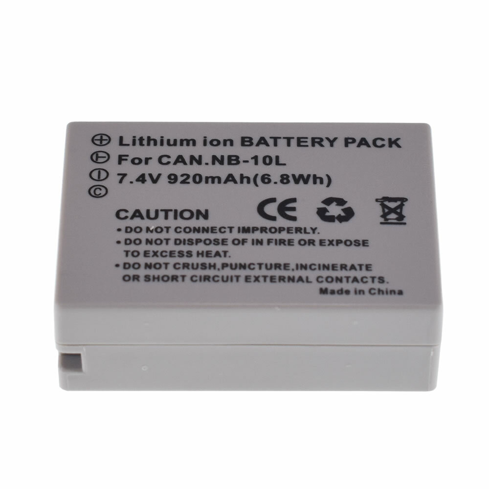 NB-10L NB-10LH Battery or USB charger for Canon G1 X G1X G15/SX40/SX50 HS SX40HS