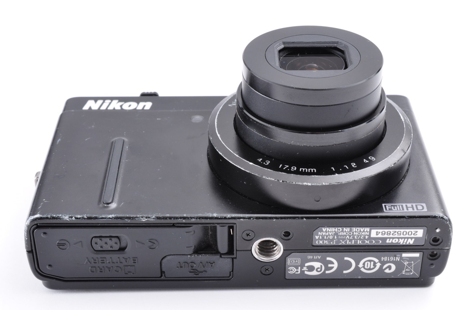 Nikon COOLPIX P300 Black 12.2MP 4.2x Zoom Digital Camera from Japan