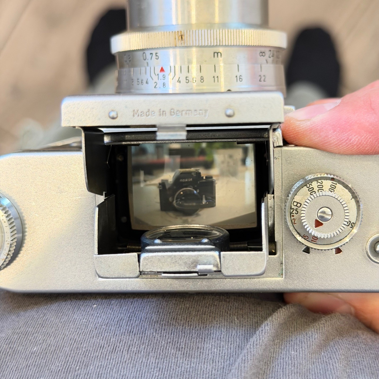 Praktica FX 35mm SLR Camera Meyer-Optik Gorlitz Primoplan 58mm f1.9 Lens Germany