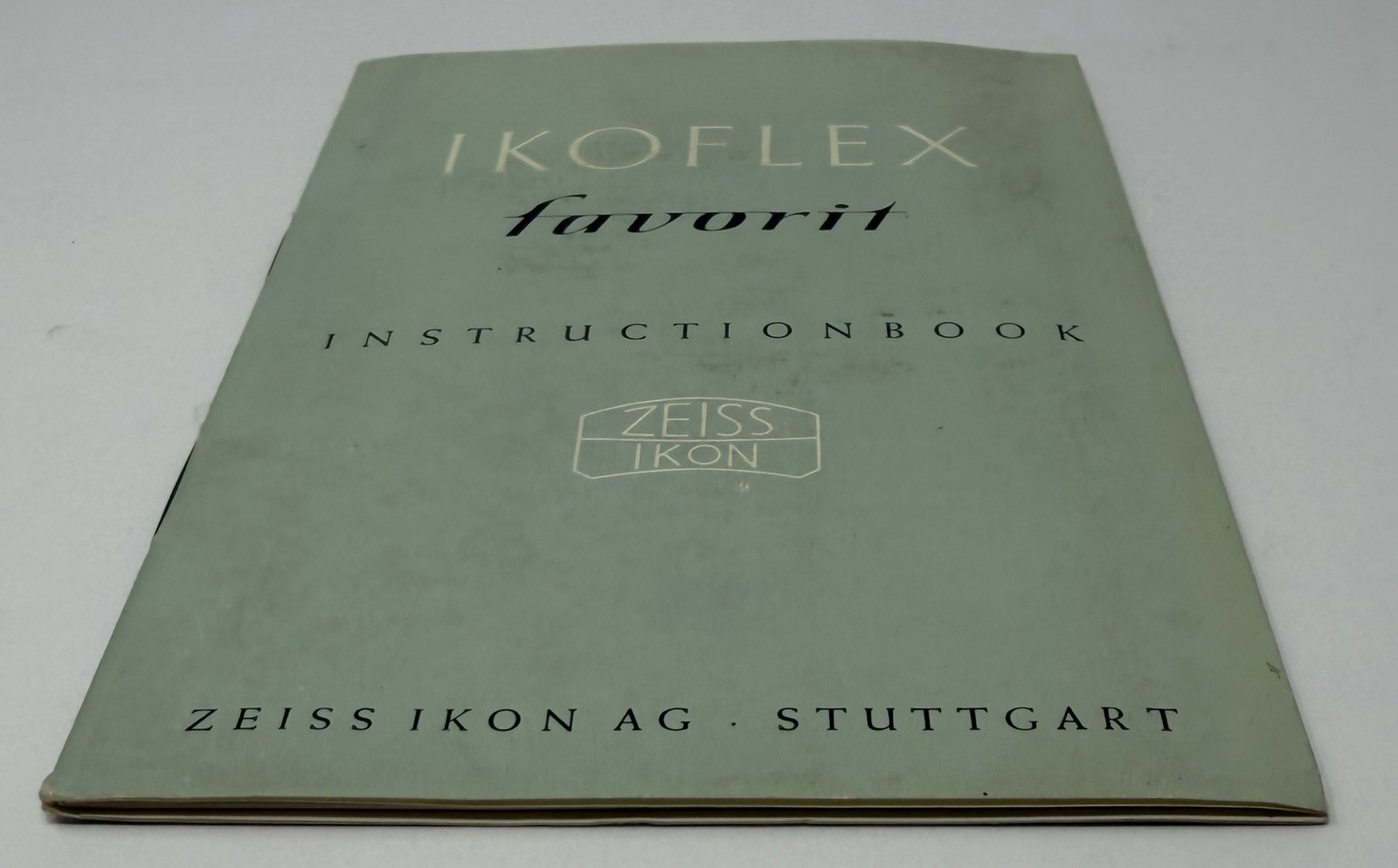 1950’s Zeiss Ikon Ikoflex Favorit Instruction Book Manual (319/887/16) Vintage