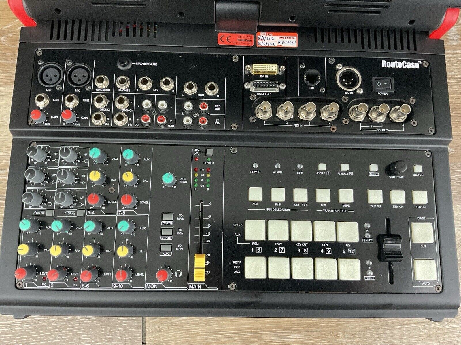 RouteCase SIS Live 4 channel HD/SDI Compact Portable Production Unit SDI System