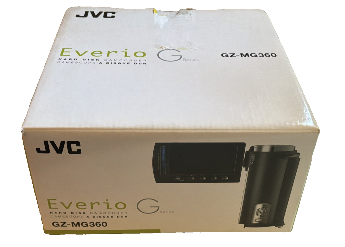 JVC Everio GZ-MG360 (60 GB) Hard Drive Camcorder Tested Works Great