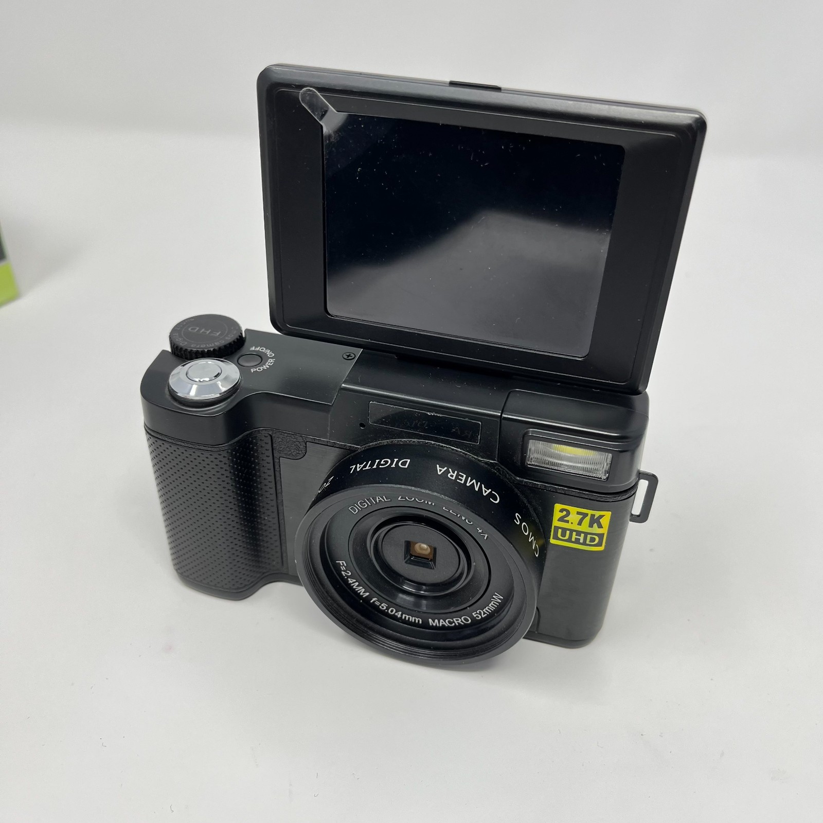 2.7K Digital Camera 24 MP Vlogging Cam Recorder Flash Handheld Photo Video Trave