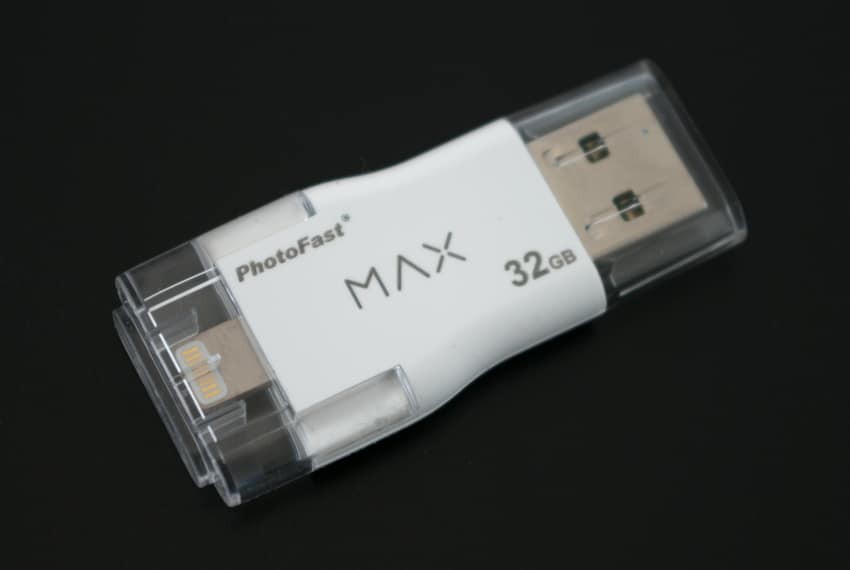 PhotoFast USB 3.0 i-FlashDrive MAX U3 for iOS – White 32GB