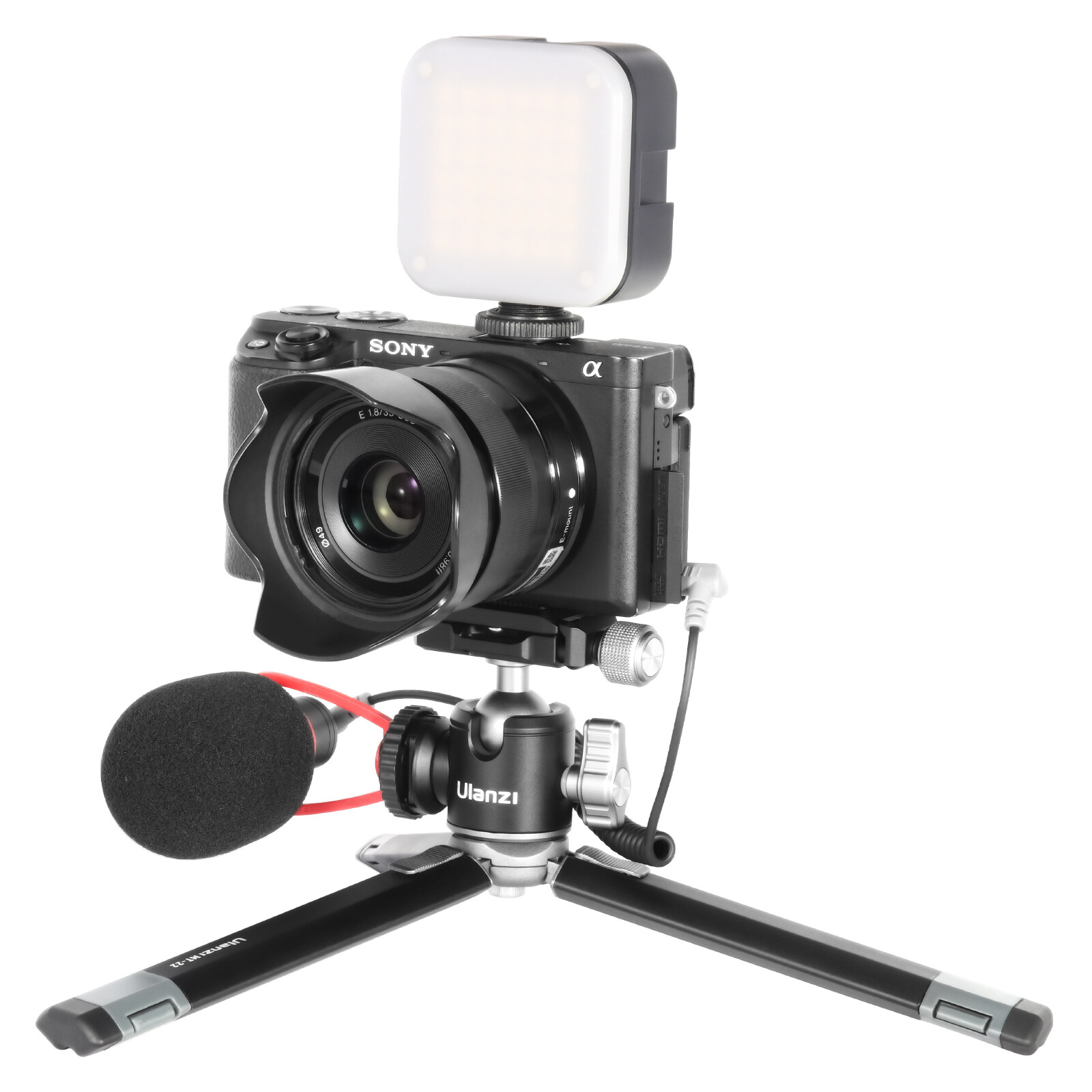 Ulanzi MT-24 Metal Table Tripod with Cold Shoe for DSLR Camera Phone