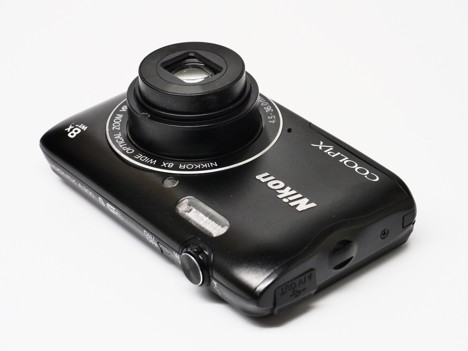 Nikon COOLPIX A300 20.1MP 8x Zoom Compact Digital Camera with Battery & Card