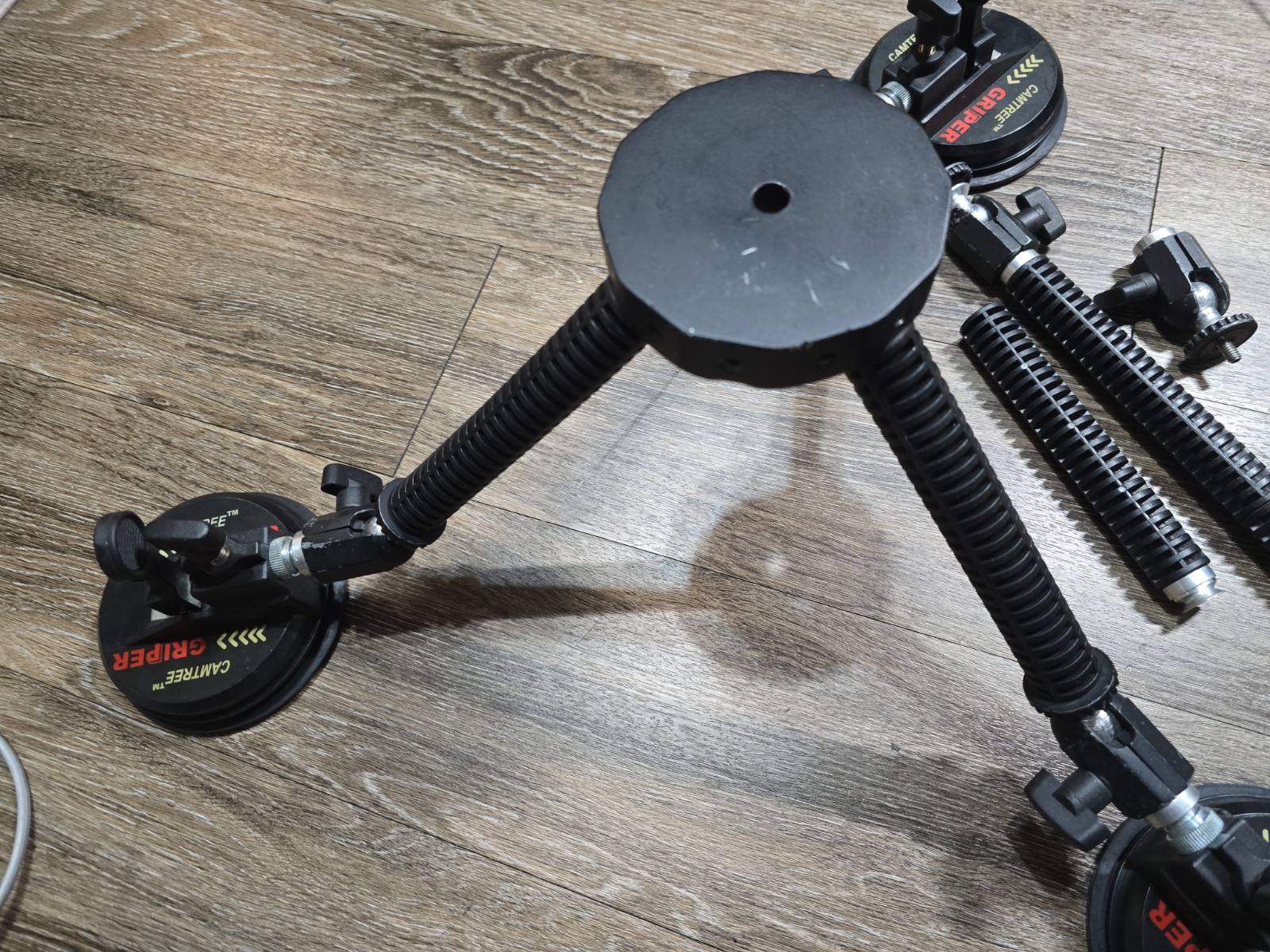Camtree Griper Suction Cup Camera Mount Kit 3 Flex Arms Carry Bag Car Rig