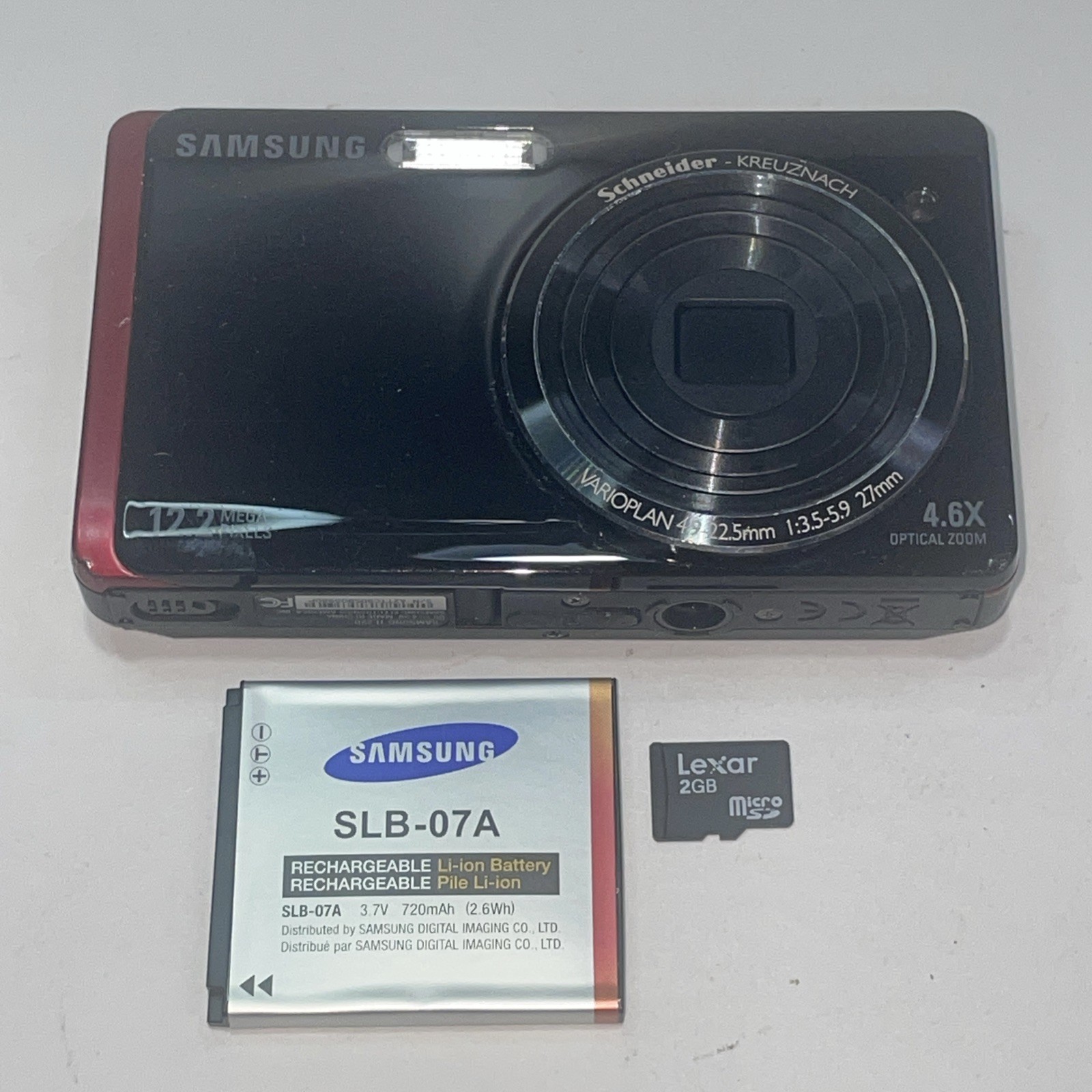 Samsung TL220 Digital Camera 12.2MP w/ Battery & Memory Card Tested