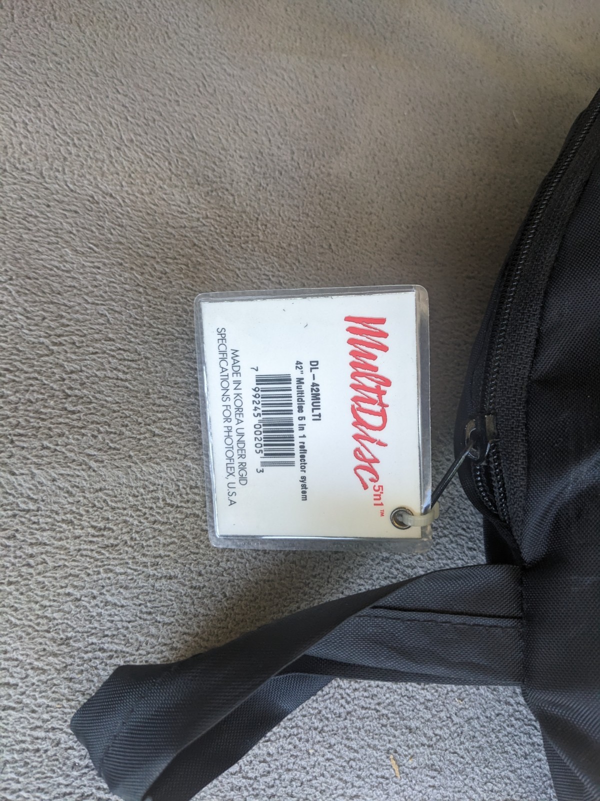 Photoflex 42″ MultiDisc 5in1 Reflector with bag, clean