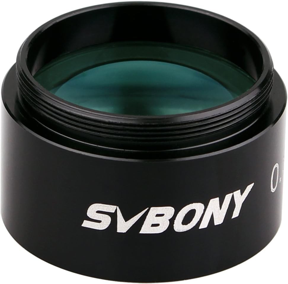 SVBONY 0.5X Focal Reducer – 1.25 inches Fully Multi Coated for Telescope…