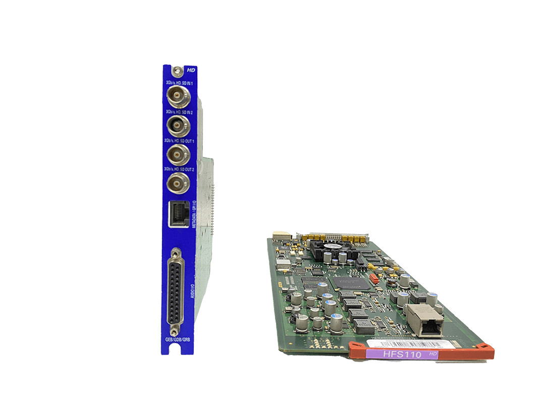 AXON HFS110 3Gb/s, HD, SD frame synchronizer with optional audio shuffler BPH18D
