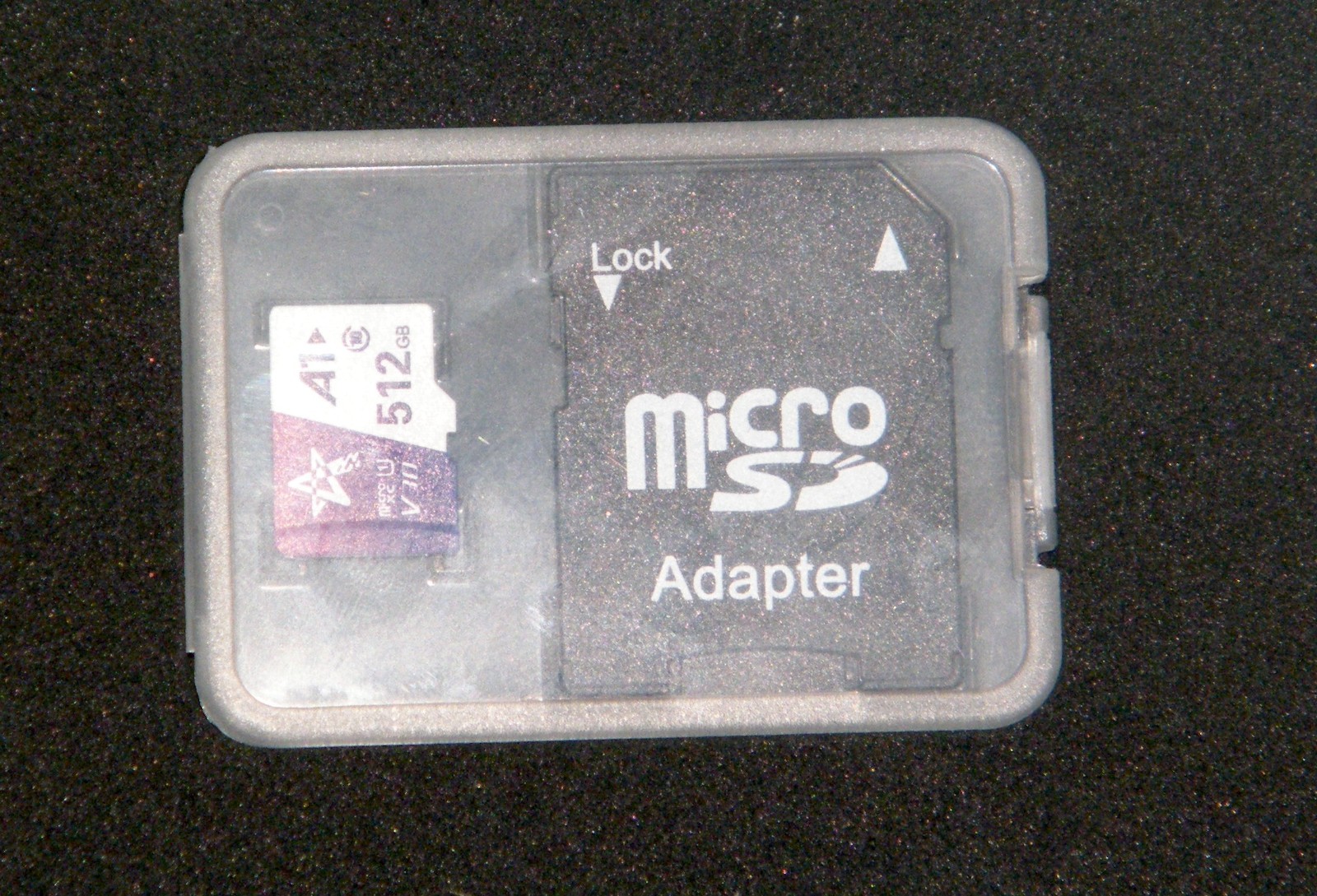 512GB MICROSDXC UHS-I CARD with SD CARD ADAPTER