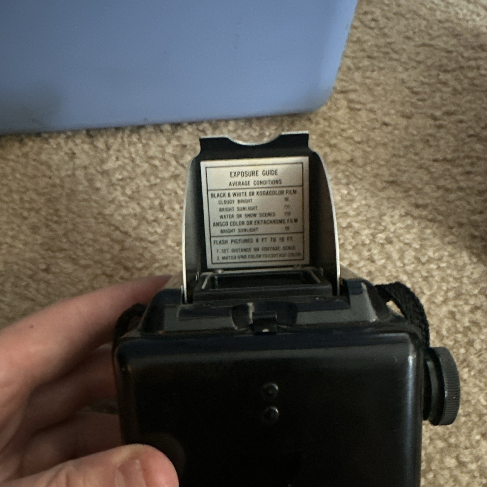 Argus Super Seventy-Five Vintage Black Box Camera untested