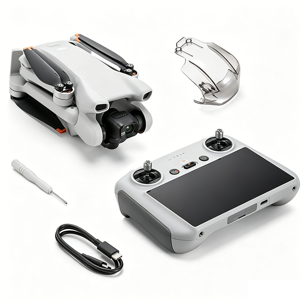 DJI Mini 3 (DJI RC),Lightweight 3xMechanical Gimbal Camera–Display unit