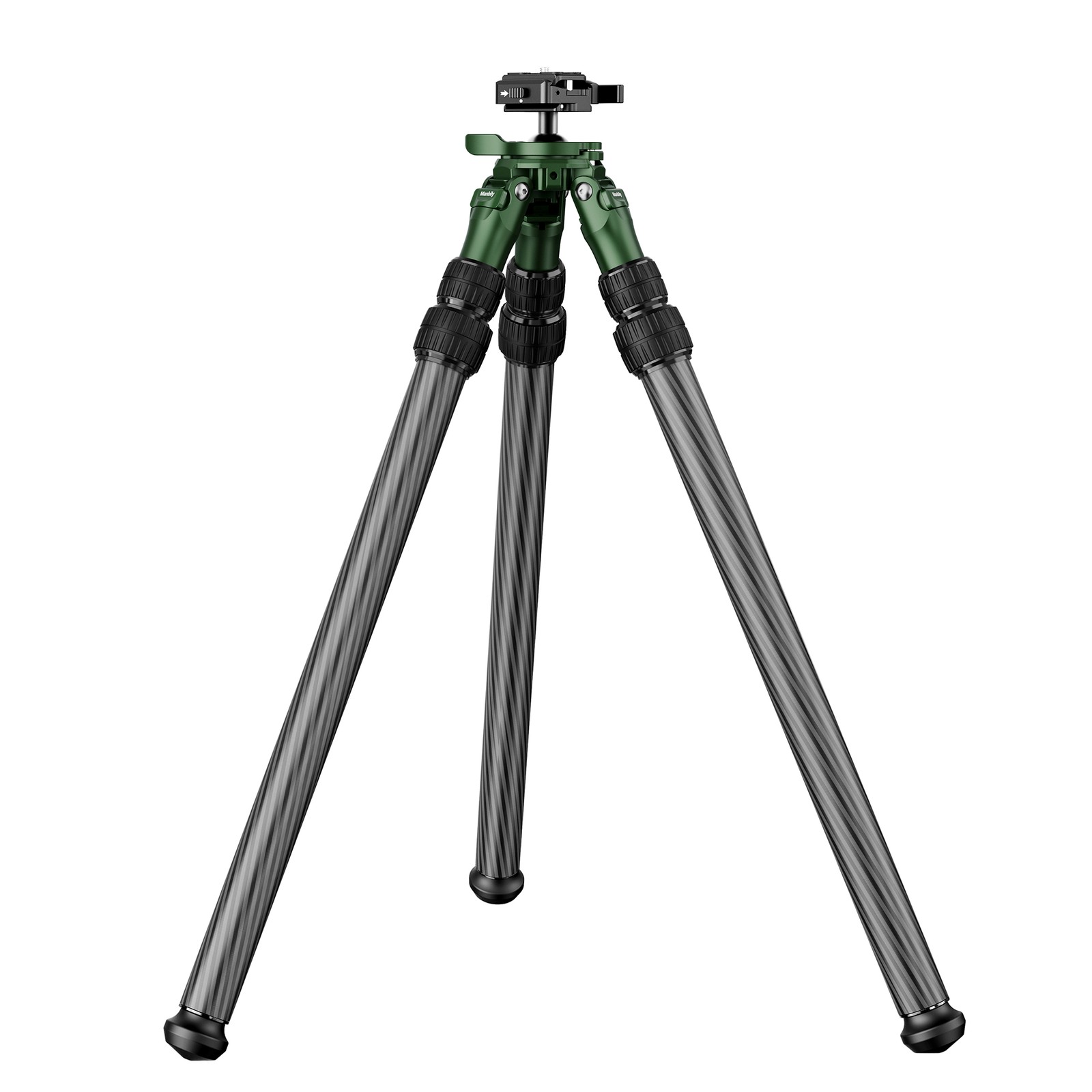 Manbily Carbon Fiber Inverted Hunting Tripod Picatinny Arca Swiss Adapters NEW