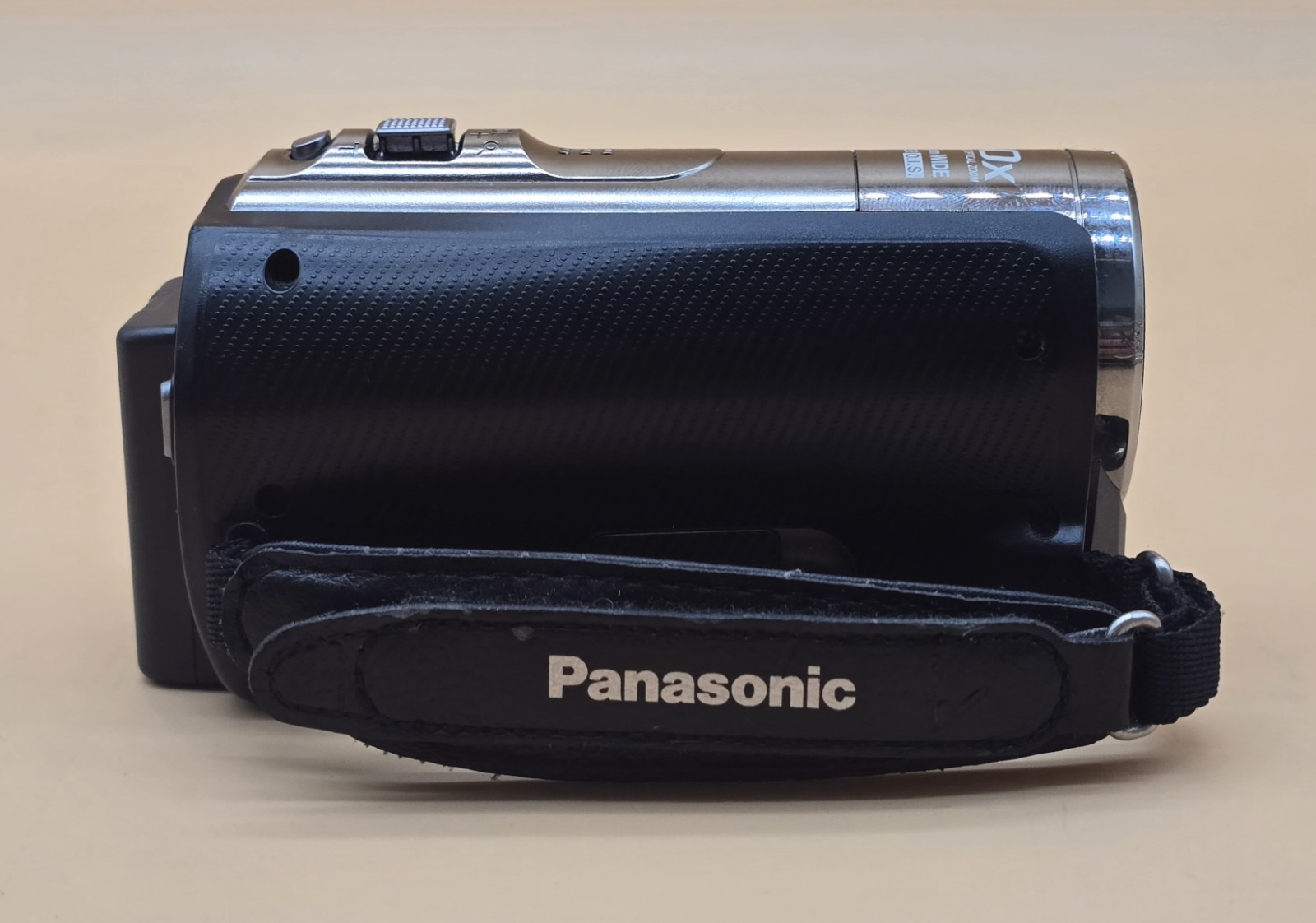 Panasonic HC-V10 HD Digital Camcorder With Charging Cable. Black