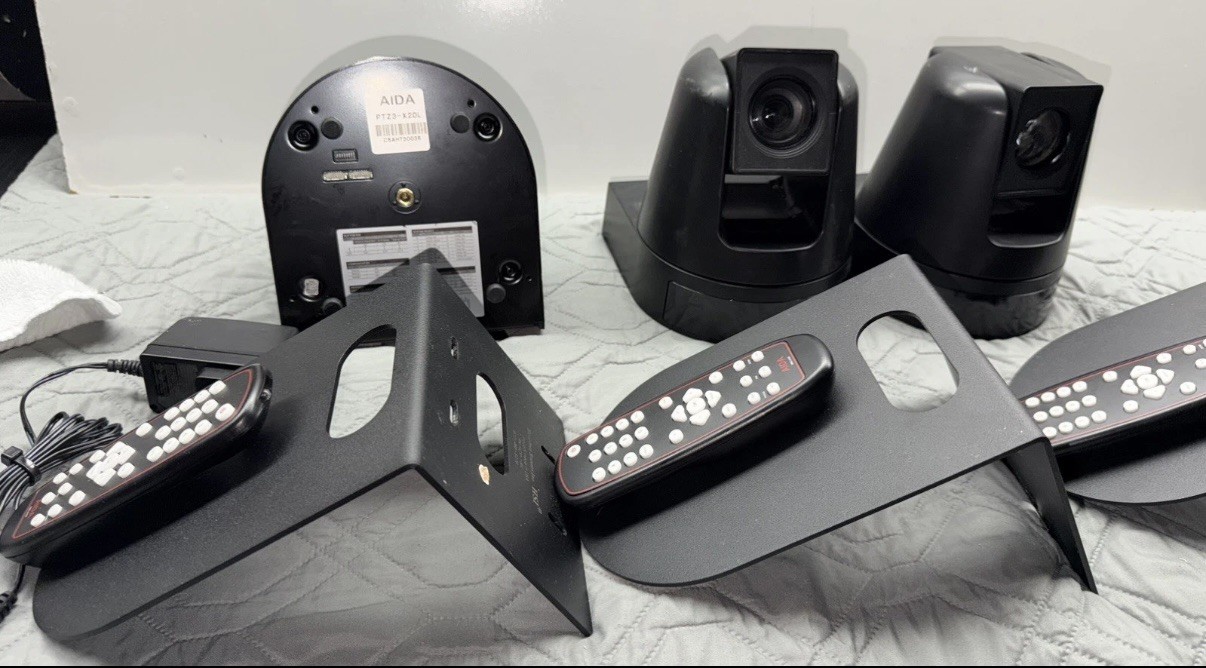 Used AIDA Imaging PTZ3-X20L Full HD Broadcast PTZ Cameras Lot of 3