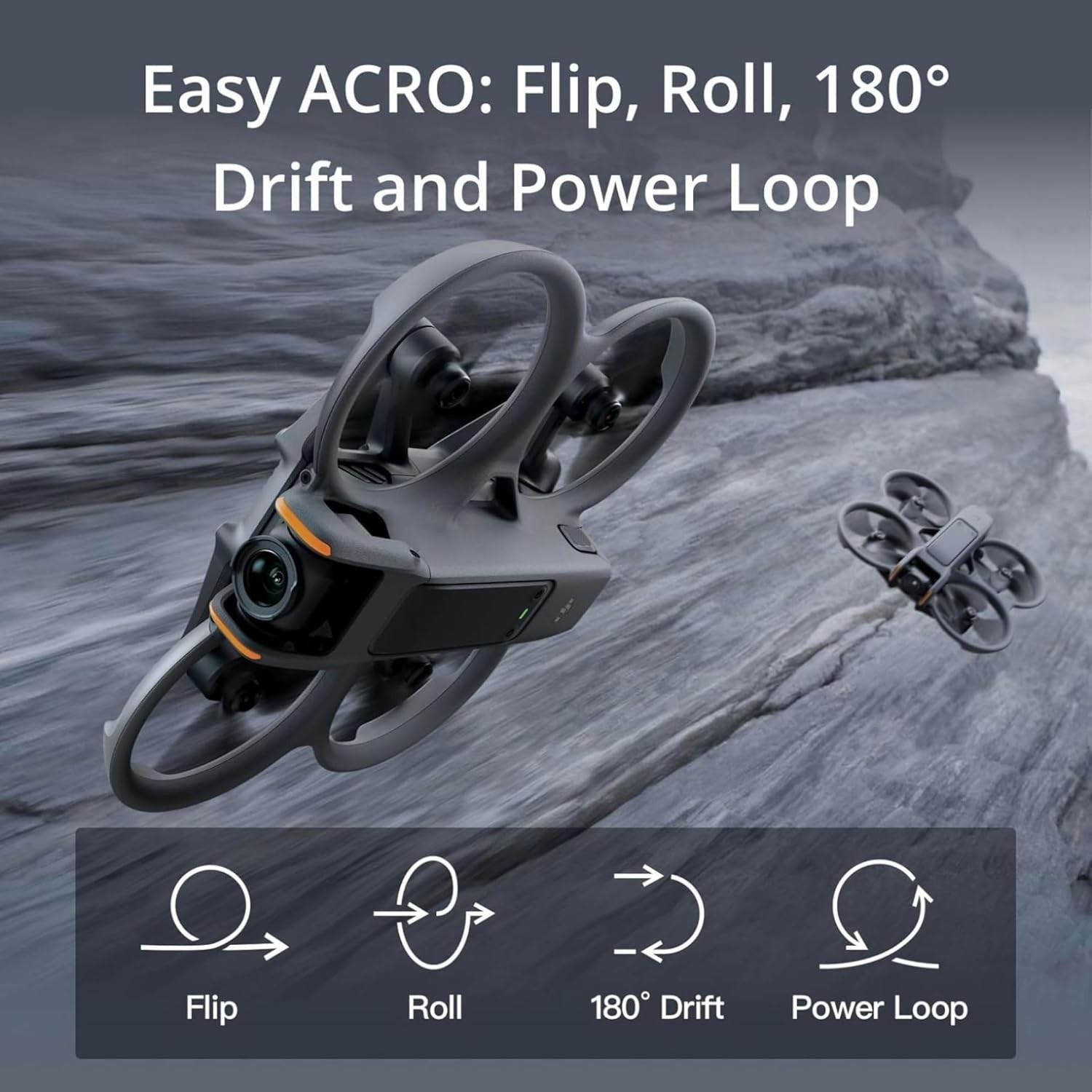 DJI Avata 2 Fly More Combo 1 Battery FPV Drones with Camera for Adults 4K Black