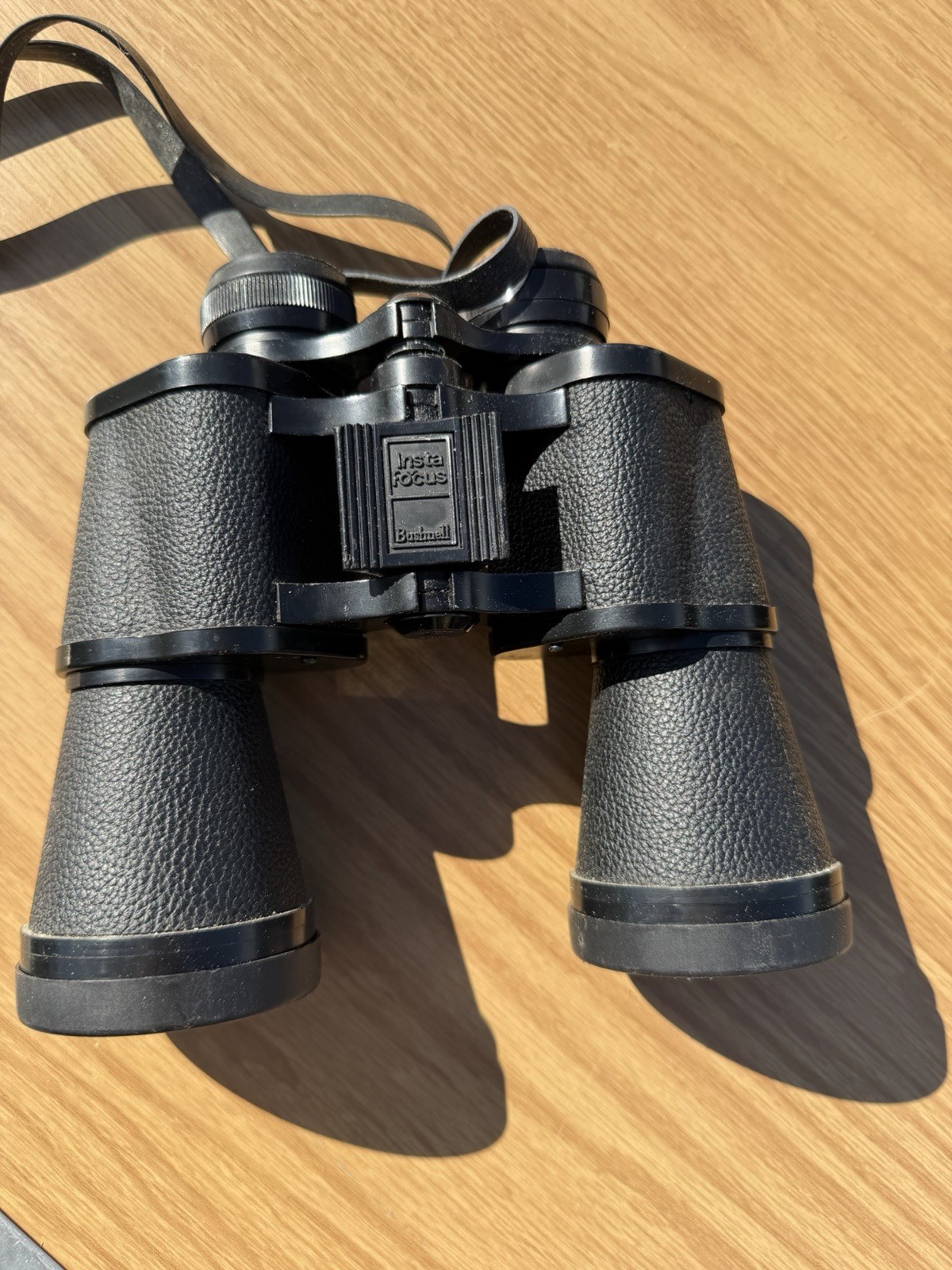 2 Binoculars Bushnell 7×35 Ensign Wide Angle & Bushnell 10×50 Insta-Focus W/Case
