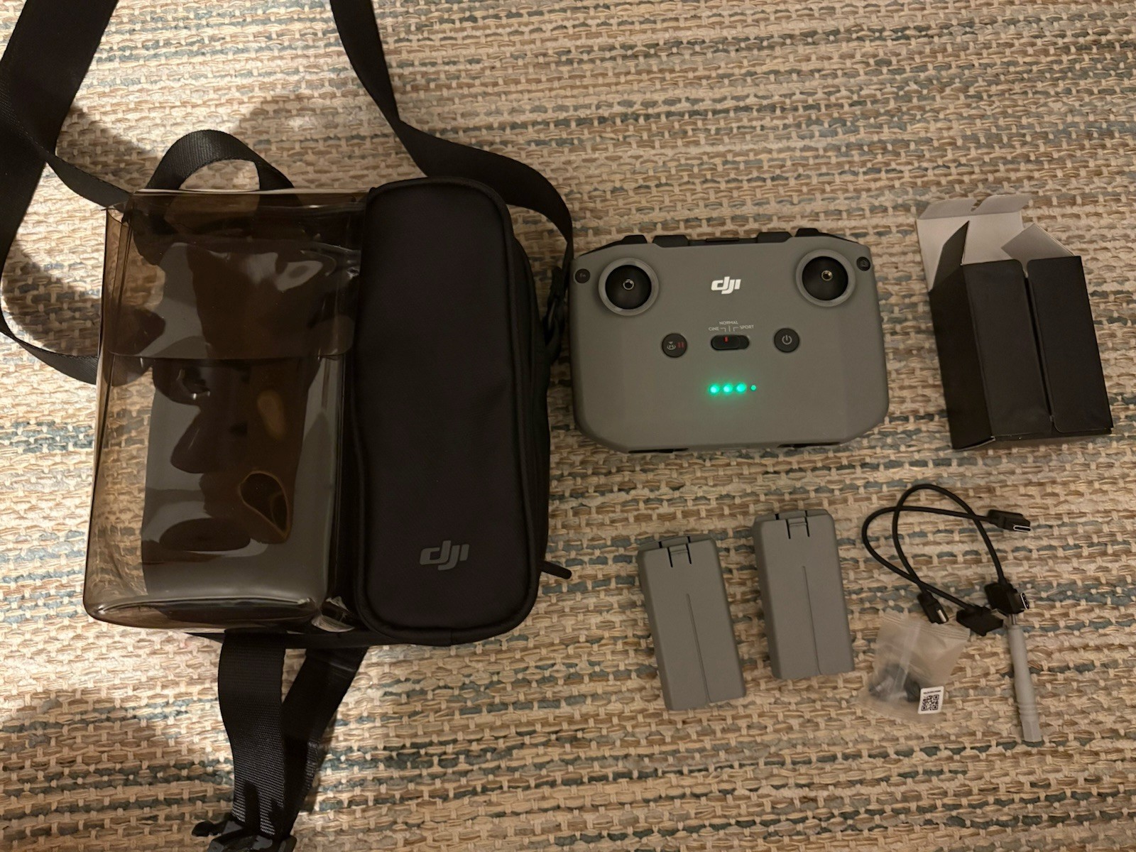 DJI Mini 2 Accessories Bundle – Remote Controller + 2 Batteries + Carrying Bag