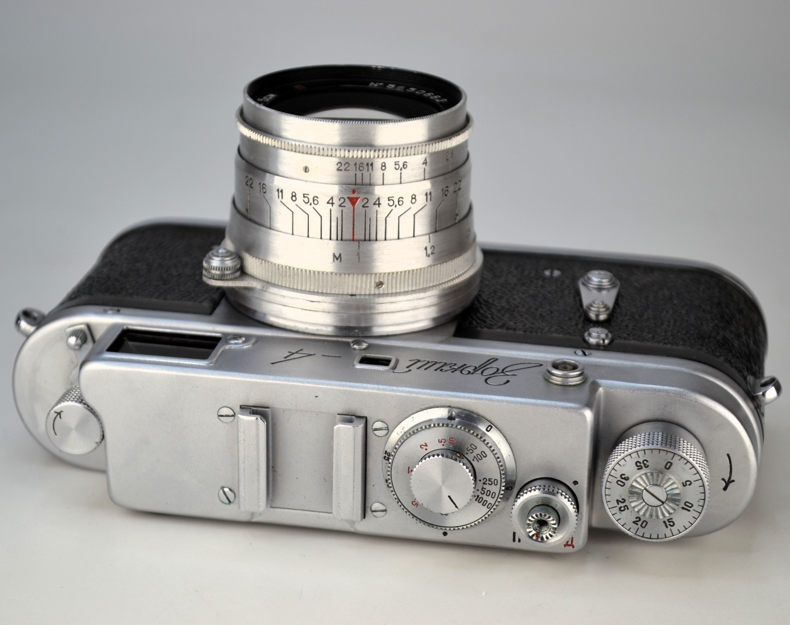 FULLY SERVICED! EARLY 1957 USSR “ZORKI 4” RF CAMERA + JUPITER-8 lens M39 (082)