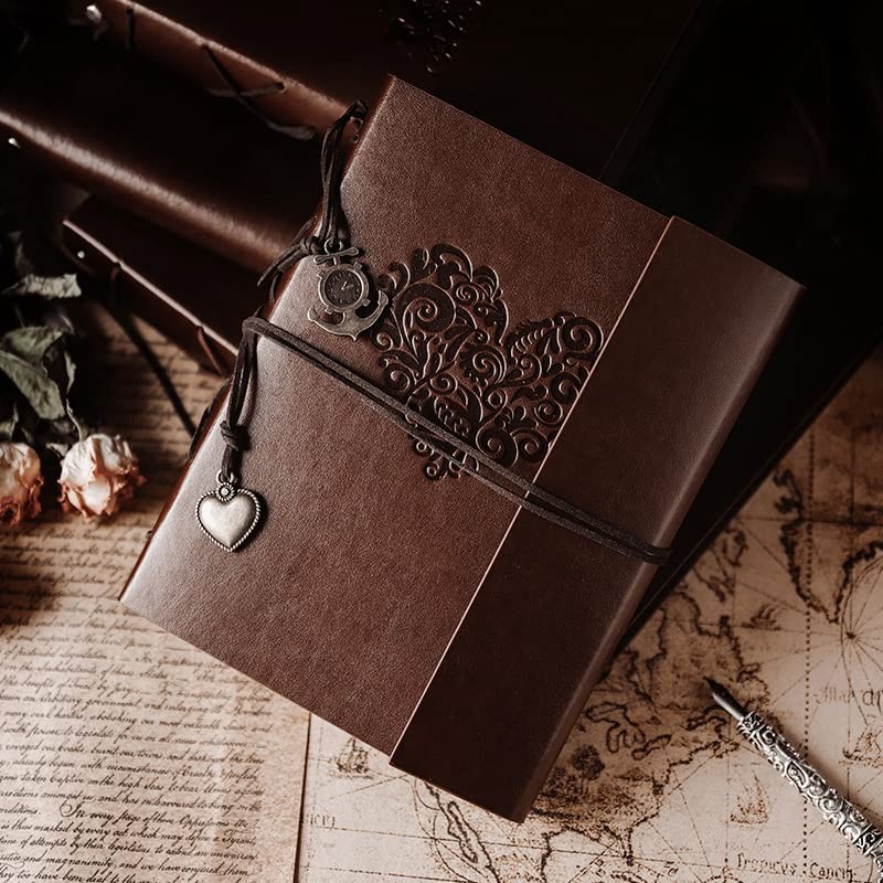 Photo Album 4×6 160 Photos, Leather 9.5×8.0 – Travel Wedding Baby Scrapbook