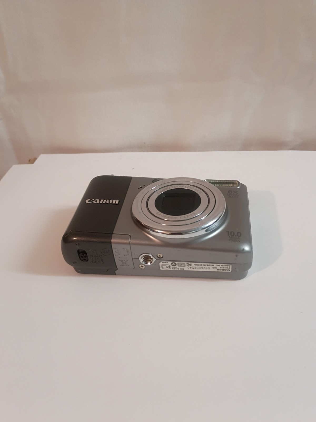 Canon PowerShot A2000 IS 10.0MP Digital Camera – Silver (Tested, Works!) 6x Zoom