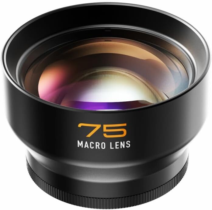 Fotorgear Pro ll T-Mount Fisheye Macro Wide-Angle Portrait 1.55X Smartphone Lens