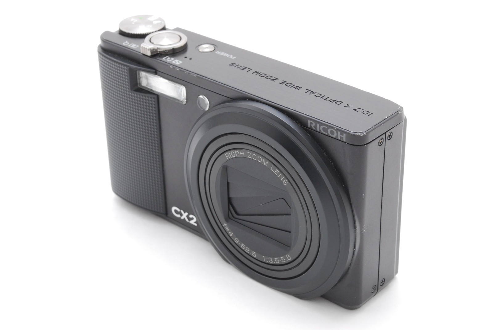 Read[Exc+5 in Box] Ricoh CX2 Black 9.3MP Digital Camera From JAPAN