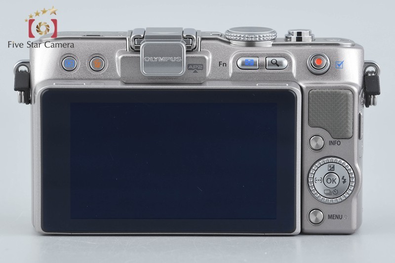 “Shutter count 2,861” Olympus PEN Lite E-PL3 Silver 12.3 MP 14-42 40-150 Lenses
