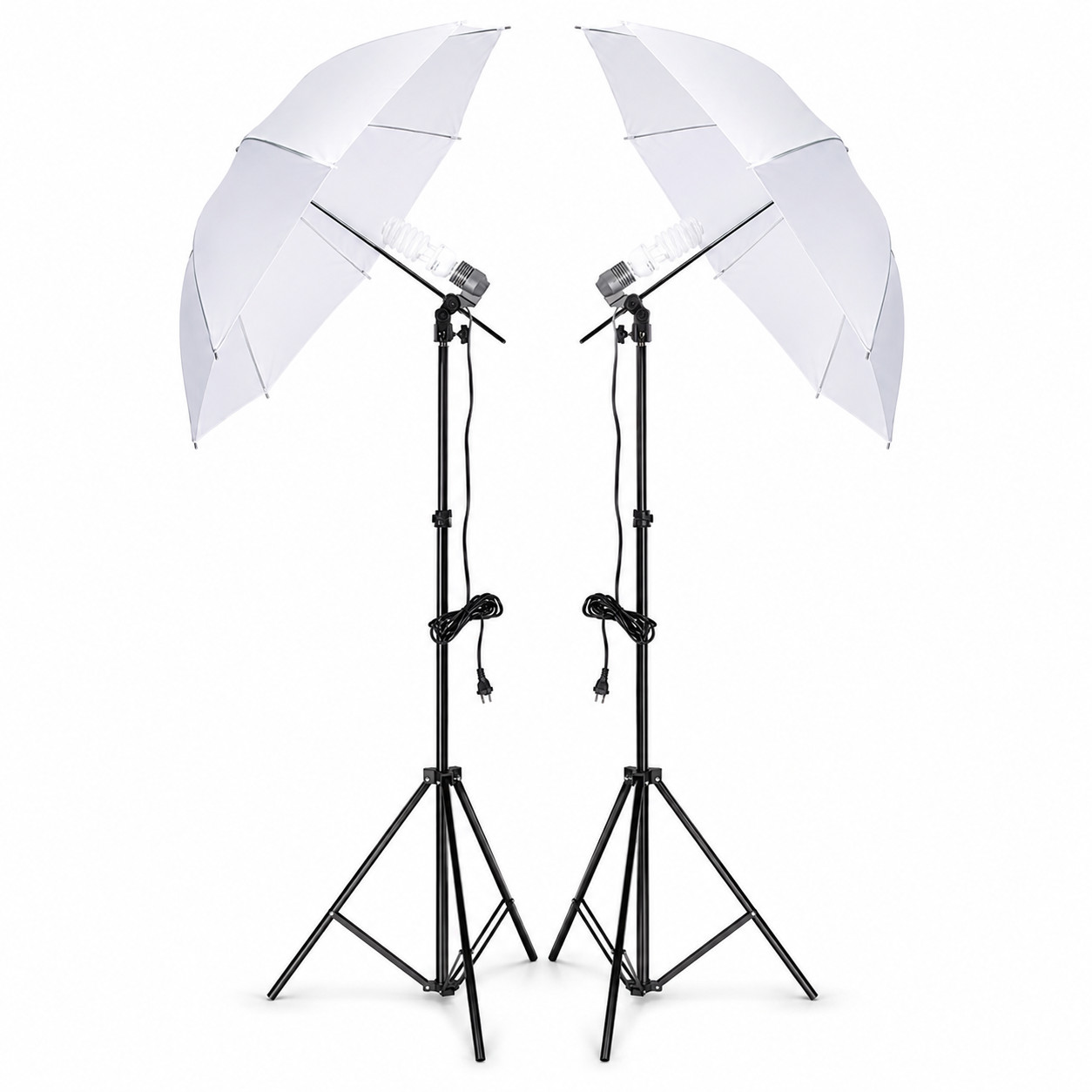 2 Pack Professional Photography Lighting Umbrella Kit 33” Studio Soft Light Set