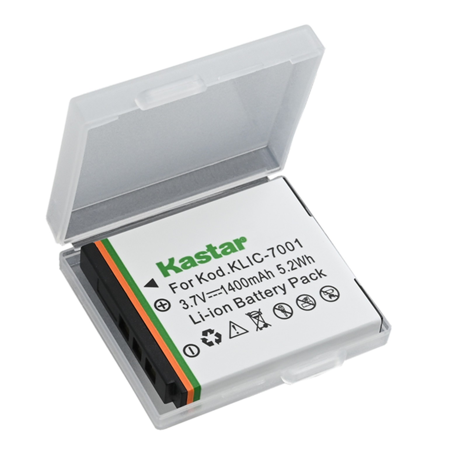 Kastar Battery AC & USB-C Charger for Kodak KLIC-7001 M320 M340 M341 M763 M853