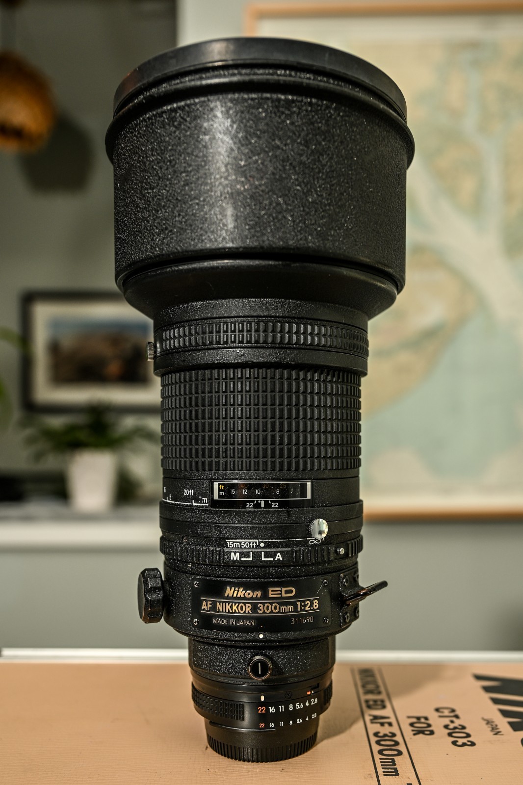 Nikon ED AF Nikkor 300mm 2.8 Clean Glass, Super Sharp, Hard Case,Benro Monopod