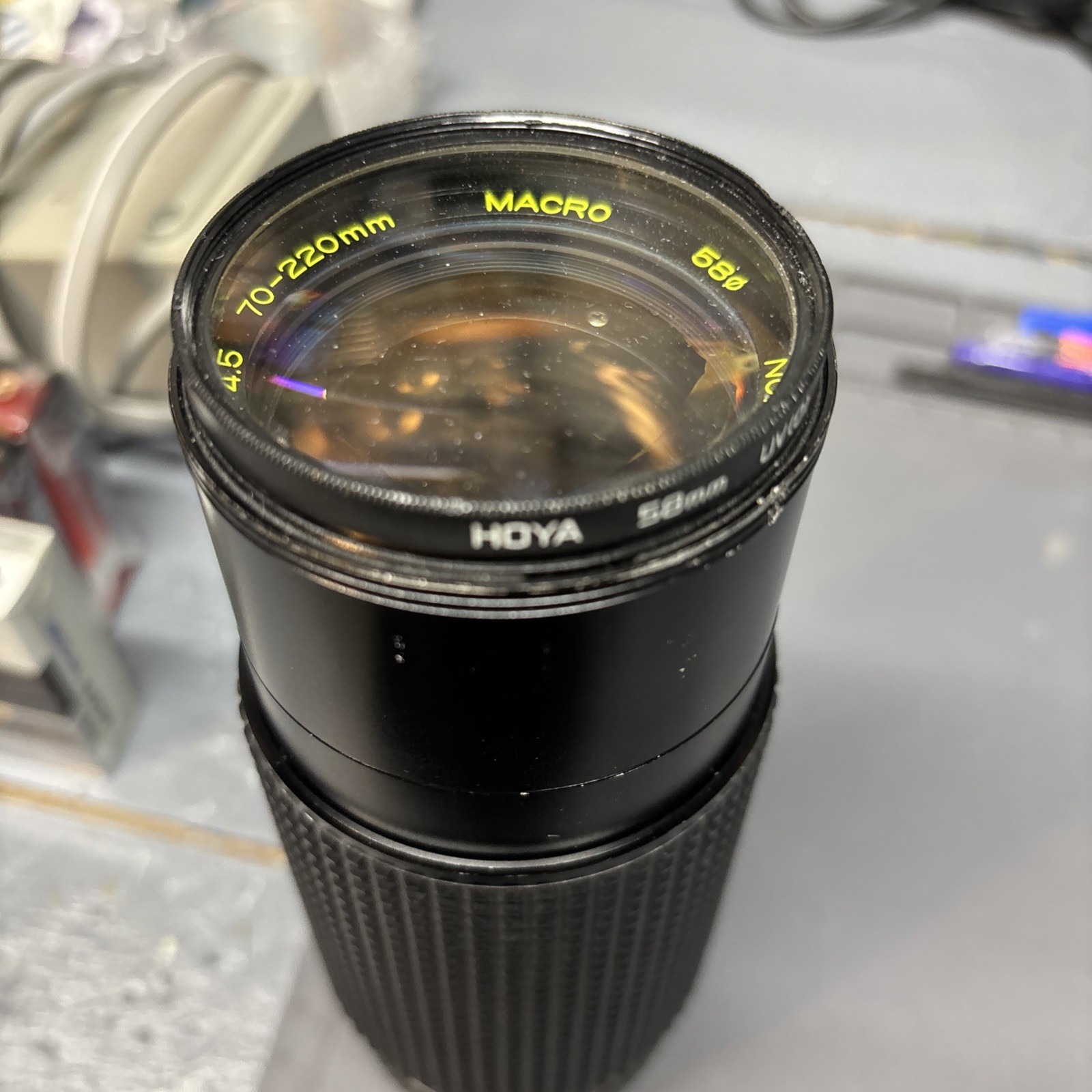 Osawa MC 70-220mm 1:4.5 Macro – No. 1810608 With Hoya UV Lens Cap 58mm