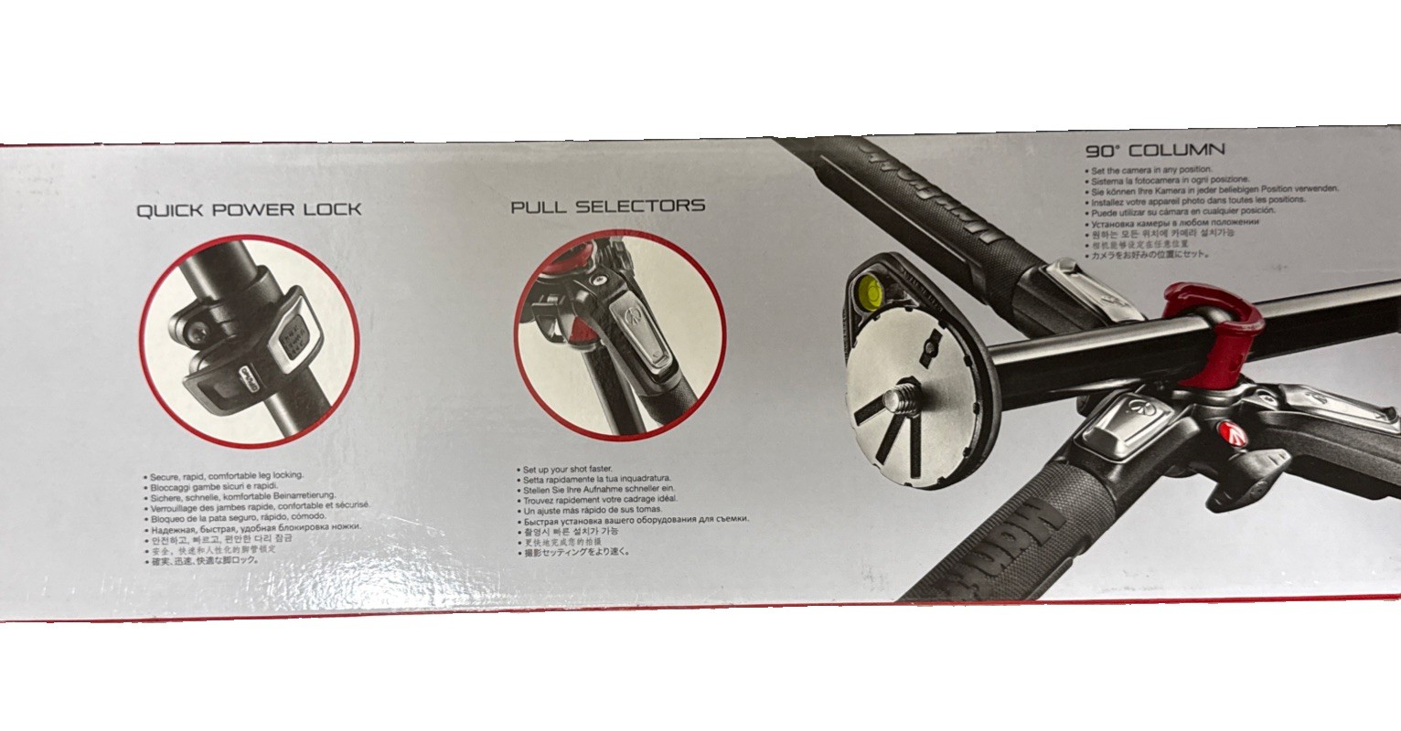Manfrotto MT055XPRO3 Aluminum 3 Section Tripod
